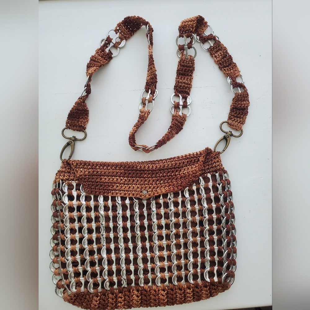 Purse Soda Pop Tabs macrame